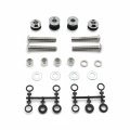 Httmt- 2006-up Dyna Fxdwg Fxdf Chrome Harddrive Sissy Bar Docking Hardware Kit Compatible With H-d