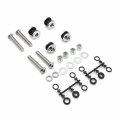 Httmt- 2006-up Dyna Fxdwg Fxdf Chrome Harddrive Sissy Bar Docking Hardware Kit Compatible With H-d
