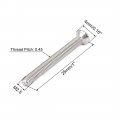 Uxcell M2 5x25mm Phillips Flat Countersunk Head Screws Silver Tone 50pcs
