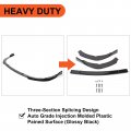 Ecotric Front Bumper Lip Splitter Compatible With 2018-2022 Toyota Camry Se Xse Spoiler Diffuser Deflector Cover Trim Gloss