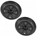 Caltric 2 Front Brake Drum Wheel Hub Compatible With Kawasaki Mule 4010 Kaf620 2009 2010-2021 Except Trans