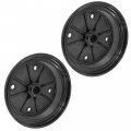 Caltric 2 Front Brake Drum Wheel Hub Compatible With Kawasaki Mule 4010 Kaf620 2009 2010-2021 Except Trans