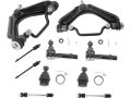 Front Upper Control Arm Ball Joint Tie Rod End And Sway Bar Link Kit 10 Piece For 2002-2005 Mercury Mountaineer 4-door 4 0l V6 
