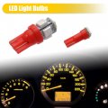 X Autohaux 20pcs T5 T10 Multicolor Light Dashboard Gauge Indicator Led Wedge Lamp Bulbs For Car Truck Motorcycle