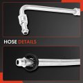 A-premium Inlet Lower Engine Oil Cooler Line Hose Assembly Compatible With Chevrolet Tahoe Gmc Yukon C1500 C2500 Suburban C3500