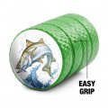Snook Fishing 3 Valve Stem Caps For Tire Rim Wheel Aluminum Green