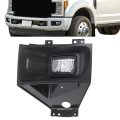 Front Fog Lights Lamp Assembly Replacement For F250 F350 F450 Super Duty 2017-2019 Left Side With Bezel Hc3z15201b 