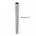 Uxcell Lamp Pipe Nipple M10 Thread 80mm Length Hollows Repair Part Hardware For Lamp Lights Zinc Plated Silver Tone Pack Of 5