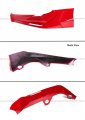 Acr Style Jdm Painted Two-toned Gloss Black San Marino Red Front Bumper Lip Splitter Kit Compatible For 2021-2022 Honda Accord