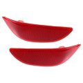 1 Pair Rear Left Right Bumper Reflector Light Cover For Hyundai Accent Gls 6l L4-gas 2012-2015 92405-1r000 92406-1r000 Red 