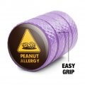 Peanut Allergy Yellow Warning Sign Tire Rim Wheel Aluminum Valve Stem Caps