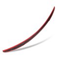 P-style Duck Bill Rear Car Trunk Lid Spoiler Compatible With Bmw X6 2015-2019 Glossy Black Carbon Fiber