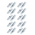 Uxcell M5 Dia Female Thread Spring Loaded Hollow Wall Anchor Toggle Wing Nut 20pcs