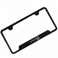 Au-tomotive Gold Srt Hellcat Laser Etched Cut-out Frame A Black