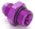 Mp-3017 Male O Ring Straight Adapter Fitting 8an Flare To 10an Port Aluminum Purple Finish 