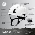 Ge Safety Helmet Impact Absorbing Tech Adjustable Ratchet Ansi Type 1 Memory Foam Padding Hard Hats Protection Lightweight