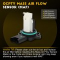Ocpty Mass Air Flow Sensor 13627520519 Meter Fits For 2004-2007 Bmw 525i 2 5l 2006-2007 0l 525xi 530i 3