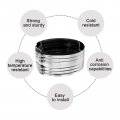 Uxcell Flexible Pipe Coupling 30mm Connector With Stainless Steel Hose Clamps Repair Clamp For Plastic And Metal Pipes