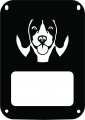 Jeeptails Beagle Dog Tail Lamp Light Covers For Jeep Jk Wrangler Black Set Of 2 