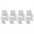 Uxcell 1-3 8 Emt Strut Clamps Steel For Rigid Conduit And Pipe 4pcs Universal With Bolt Nut