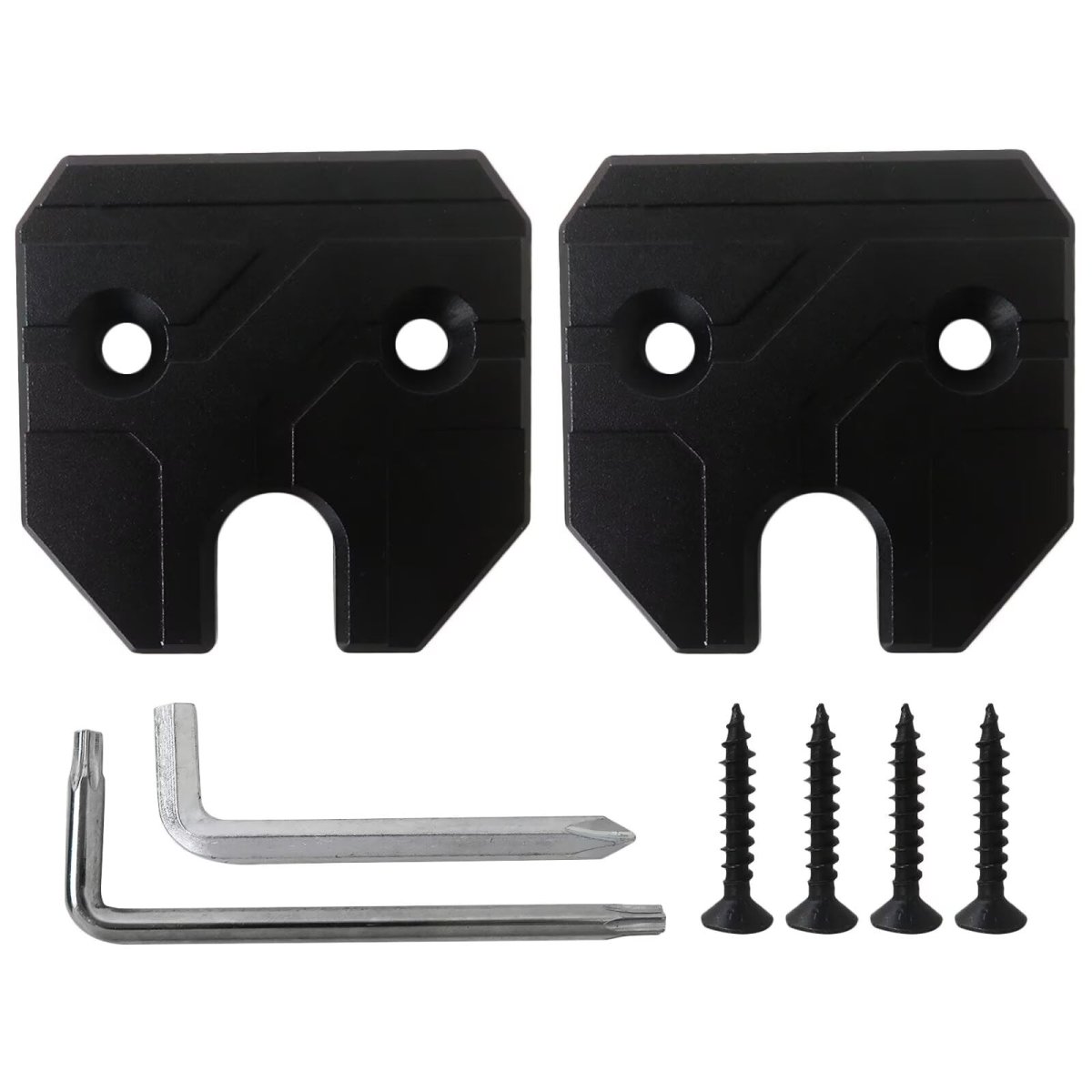 Sun Visor Repair Kit For Ram 1500 2019 To 2023 Aluminum Alloy Clip With Screws And Screwdriver Black