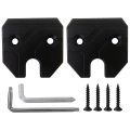 Sun Visor Repair Kit For Ram 1500 2019 To 2023 Aluminum Alloy Clip With Screws And Screwdriver Black