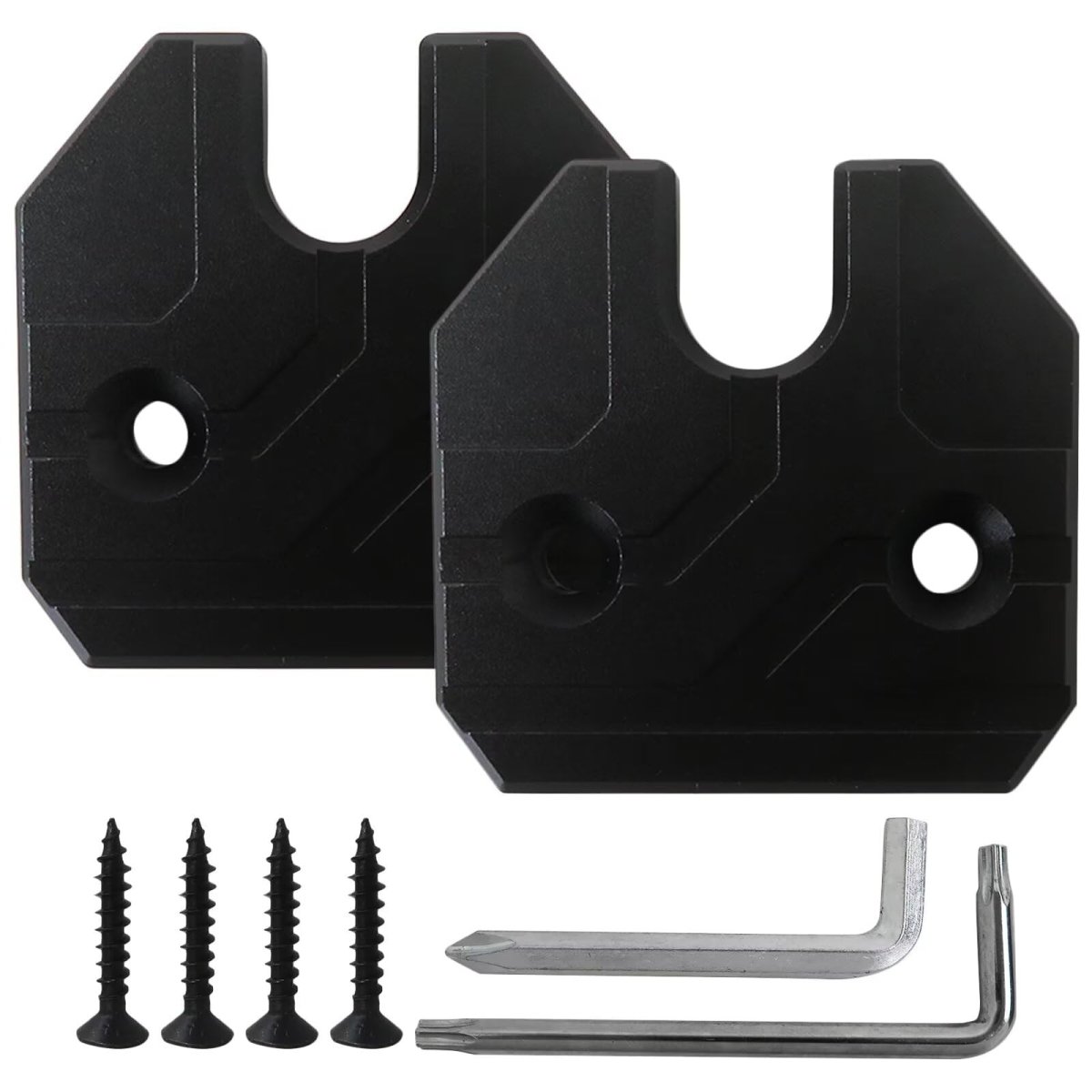 Sun Visor Repair Kit For Ram 1500 2019 To 2023 Aluminum Alloy Clip With Screws And Screwdriver Black