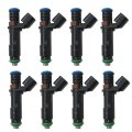 8 Pcs Fj817 5c3z9f593da 5c3z9f593dc 8s4z9f593ai Fi11370s Fuel Injector Replacement For 2005 Ford F-250 Super Duty Xlt Extended