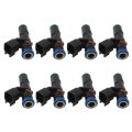 8 Pcs Fj817 5c3z9f593da 5c3z9f593dc 8s4z9f593ai Fi11370s Fuel Injector Replacement For 2005 Ford F-250 Super Duty Xlt Extended