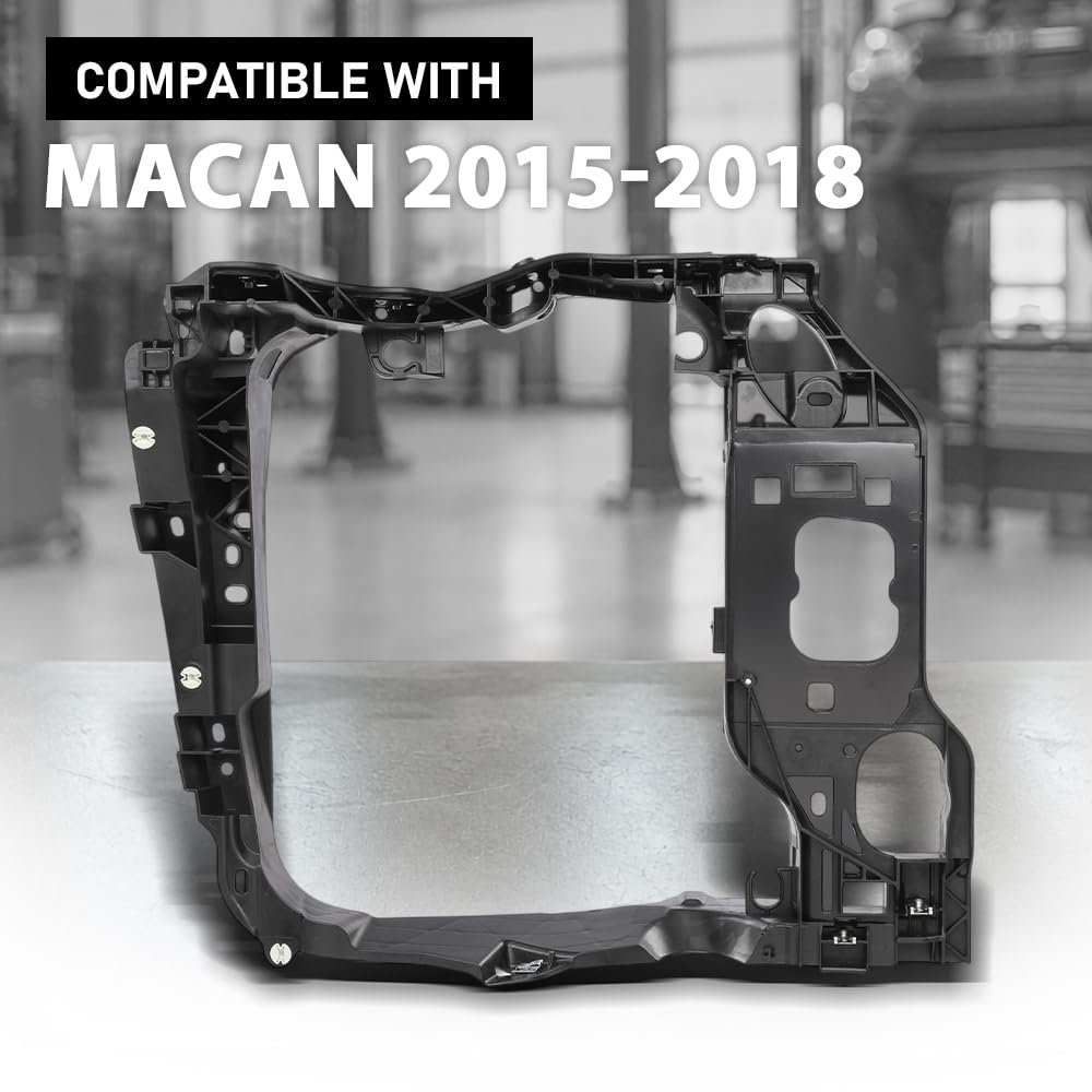 Front Left Side Intermediate Radiator Support Assembly W Bracket For Porsche Macan 2015-2018 95b805295 Direct Oe Replacement