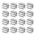 16pcs Aluminum Spacer 1 8 Id X 7 32 Od 16 Length 3 1x5 5x5mm Screw Standoff Bushing Plain Finish Unthreaded Round Metal For M3 
