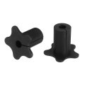 2pcs Cable Grommet For 5 8 Inch Wall Hole Silicone Routing Kit Anti-slip Pass Through Accessories Ethernet Black 