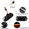 X Autohaux 1 Pair Car Led Side Marker Lights Sequential Flashing Turn Signal Light Assembly 8e0949127 For Audi A4 S4 Rs4 B6 B7