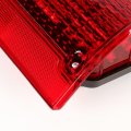Hecasa Led Tail Light Compatible With 1975-1986 Chevy Chevrolet C10 Lamp Red Lens Plastic W Led And Wiring Pair Replacement For