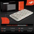 A-premium 2-pc Engine Cabin Air Filter With Activated Carbon Compatible Toyota Highlander001-2003 2 4l 0l 3l 2004-2007 2 3