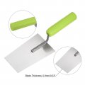 Uxcell 5pcs Flat Masonry Hand Trowel 9 X3 5 Drywall Concrete Finishing Building Tool Carbon Steel Panel With Rubber Handle