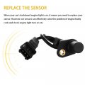 Ocpty 2pcs Engine Crankshaft Position Sensor Fits For 2001-2006 Hyundai Santa Fe 1999-2005 Sonata 2003-2008 Tiburon 2005-2009