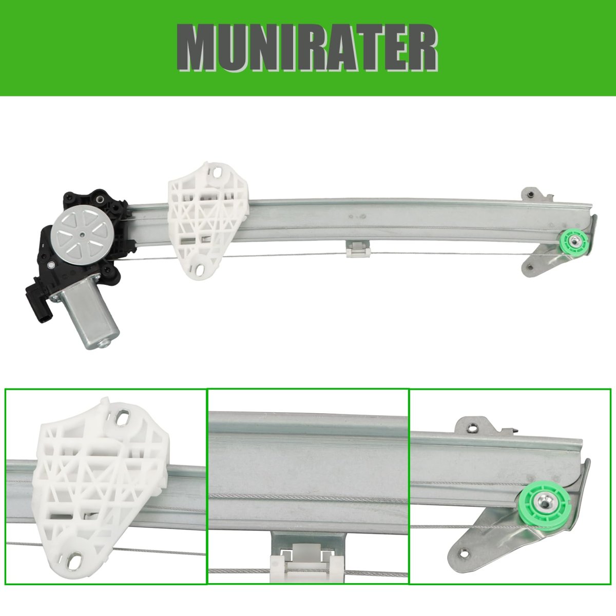 Front Right Passenger Side Power Window Regulator With Motor Replacement For 751-607 Accord 2013-2016