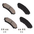 Front Ceramic Disc Brake Pad Set D867 For Honda Passport 2002 Isuzu Axiom Rodeo 2001 2004 Mitsubishi Endeavor Montero Grandis 