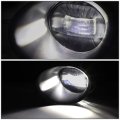 Auto Dynasty Pair Hi-power Led Fog Light Lamp Bezel Cover Switch Compatible With 02-09 Dodge Ram 1500 2500 3500 Steel Bumper