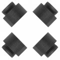 Caltric 4 Seat Mount Rubber Bumper Compatible With Can-am 708001671 708000899