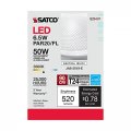 S29407 Led Par20 Light Bulb 6 5w 50w Replacement 3500k Neutral White Silver Reflector E26 Medium Base Dimmable Clear 40 Degrees