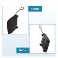 Uxcell Car Front Right Bumper Tow Hook Cover No A2128850526 For Mercedes-benz E250 2014-2015 Black