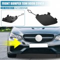 Uxcell Car Front Right Bumper Tow Hook Cover No A2128850526 For Mercedes-benz E250 2014-2015 Black