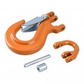 Anzios Fit 3 8 1 2 Synthetic Winch Rope 10 Bolt Mount Hawse Fairlead Silver Steel Hook Stand Holderrest Yellow Swizel
