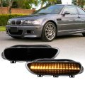 Usr 00-03 E46 3 Series 2 Door Front Bumper Led Side Marker Light Left Right Pair For 2000-2003 Bmw 3-series Coupe And 