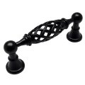 Cosmas 1749-96fb Flat Black Birdcage Cabinet Hardware Handle Pull 3-3 4 96mm Hole Centers 