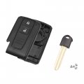 Uxcell 2 Button Uncut Key Fob Remote Case Shell Replacement For Toyota Prius 2004-2009