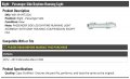 Right Passenger Side Daytime Running Light Led With Gray Housing Compatible 2012-2015 Mercedes-benz C300 Coupe Sedan Except C63