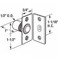 Prime-line N 7288 Ball Bullet Catch And Strike Satin Nickel Finished Solid Brass Single Pack